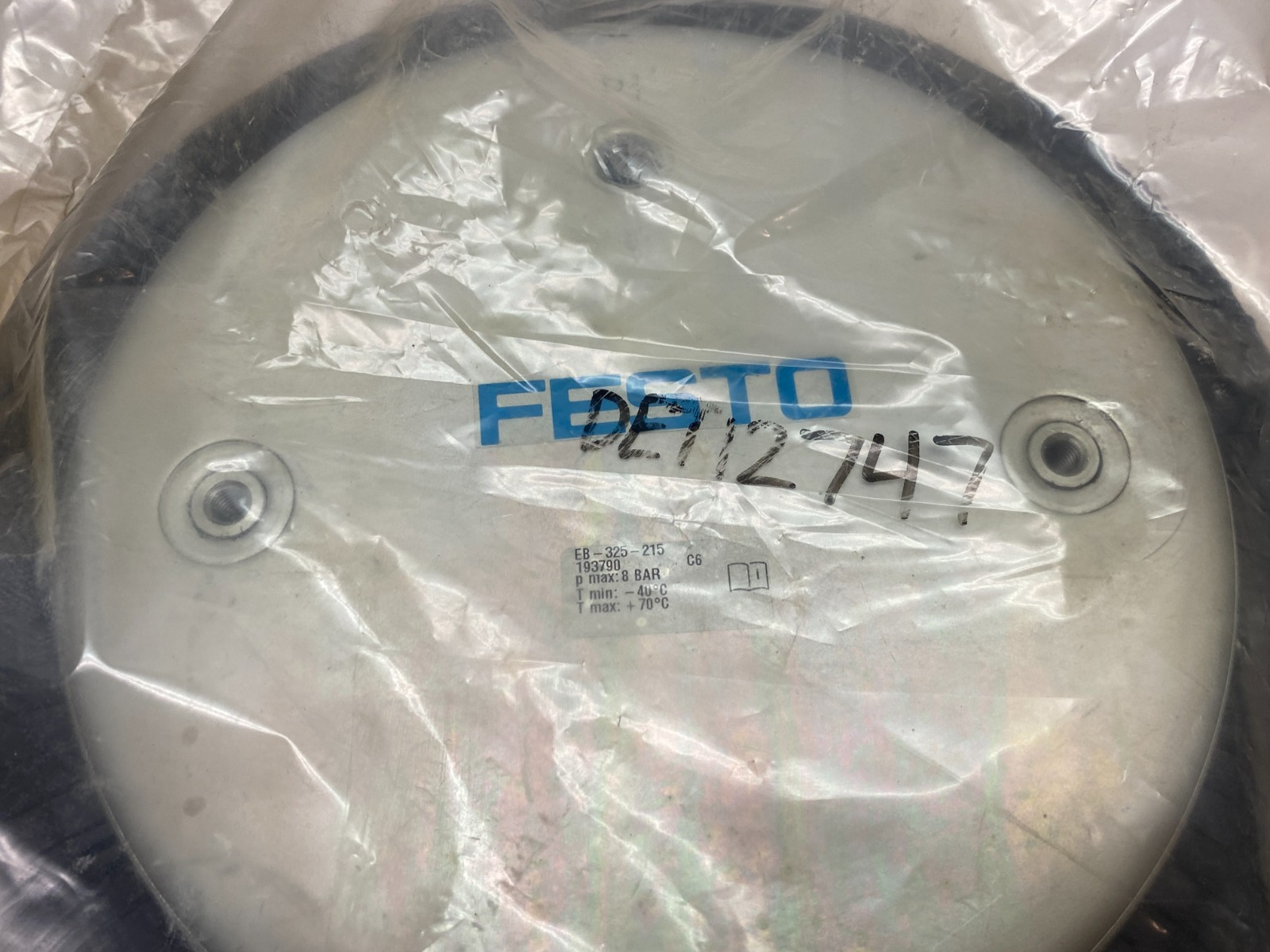 Festo EB-325-215 Double-Bellows Cylinder 215mm Stroke 193790 - Maverick Industrial Sales