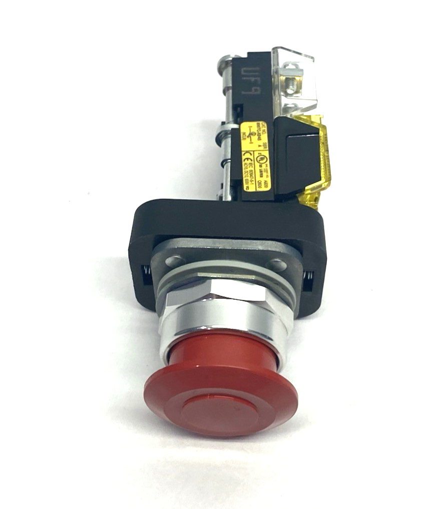 800TC-FX6A5S | Allen Bradley Ser. T Push-Pull Emergency Stop Button Mush Head - Used - Maverick Industrial Sales