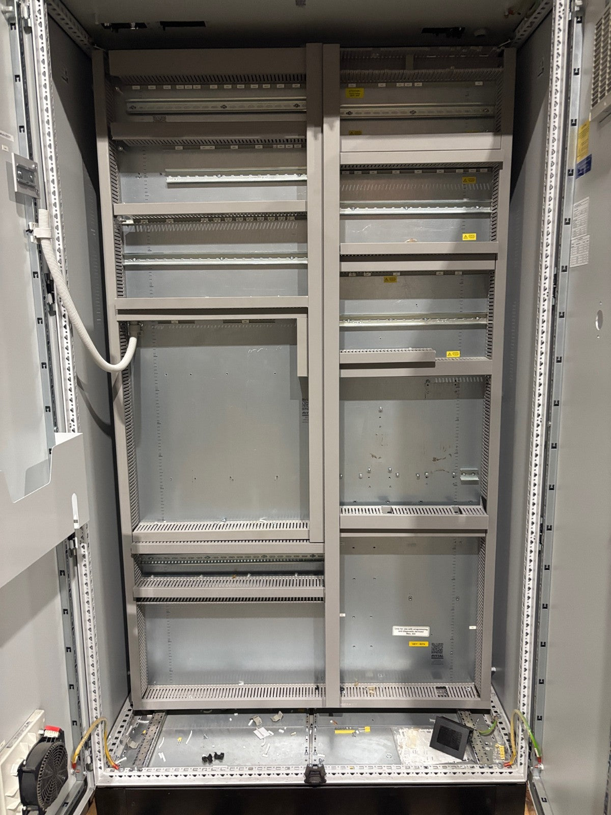 Rittal VX 8205.000 Bayed Freestanding Electrical Enclosure Cabinet, Swing Door - Maverick Industrial Sales