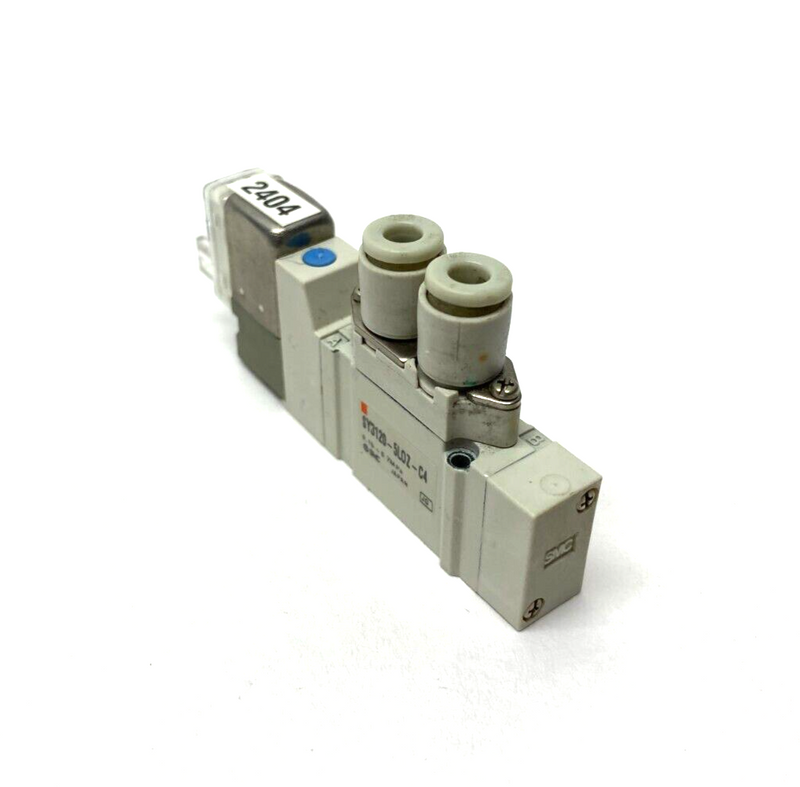 SMC SY3120-5LOZ-C4 5-Port 2-Position Solenoid Valve Plastic Tube Fittings - Maverick Industrial Sales