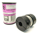 Ruland BC26-12-8-A Bellows Coupling, Aluminum, Clamp Style, 3/4” x 1/2” - Maverick Industrial Sales