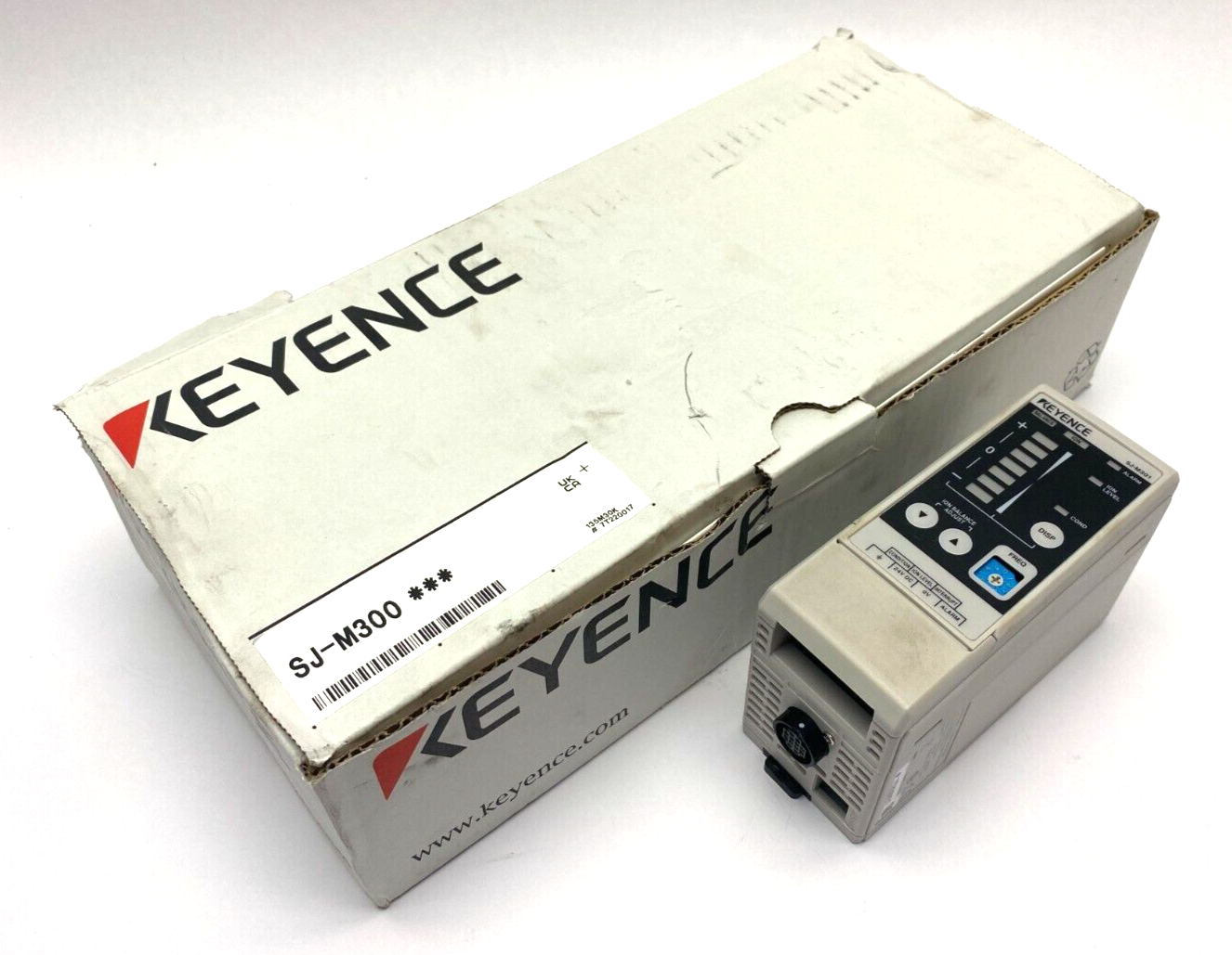 Keyence SJ-M301 High-Performance Micro-Static Eliminator Controller - Maverick Industrial Sales