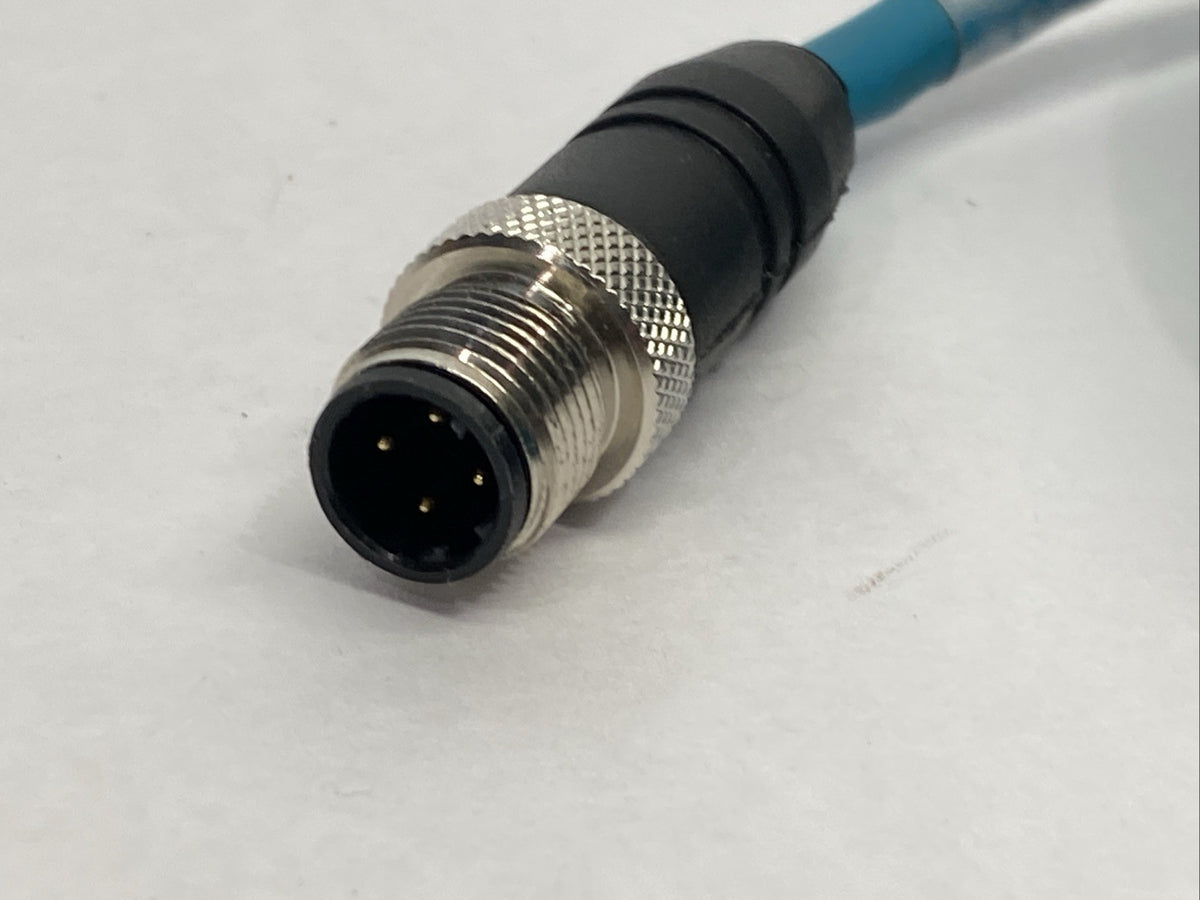 0985 806 100/5M, 900004064 | Lumberg 0985 806 100/5M Industrial Ethernet Cordset Male M12 5m 900004064 - Used - Maverick Industrial Sales