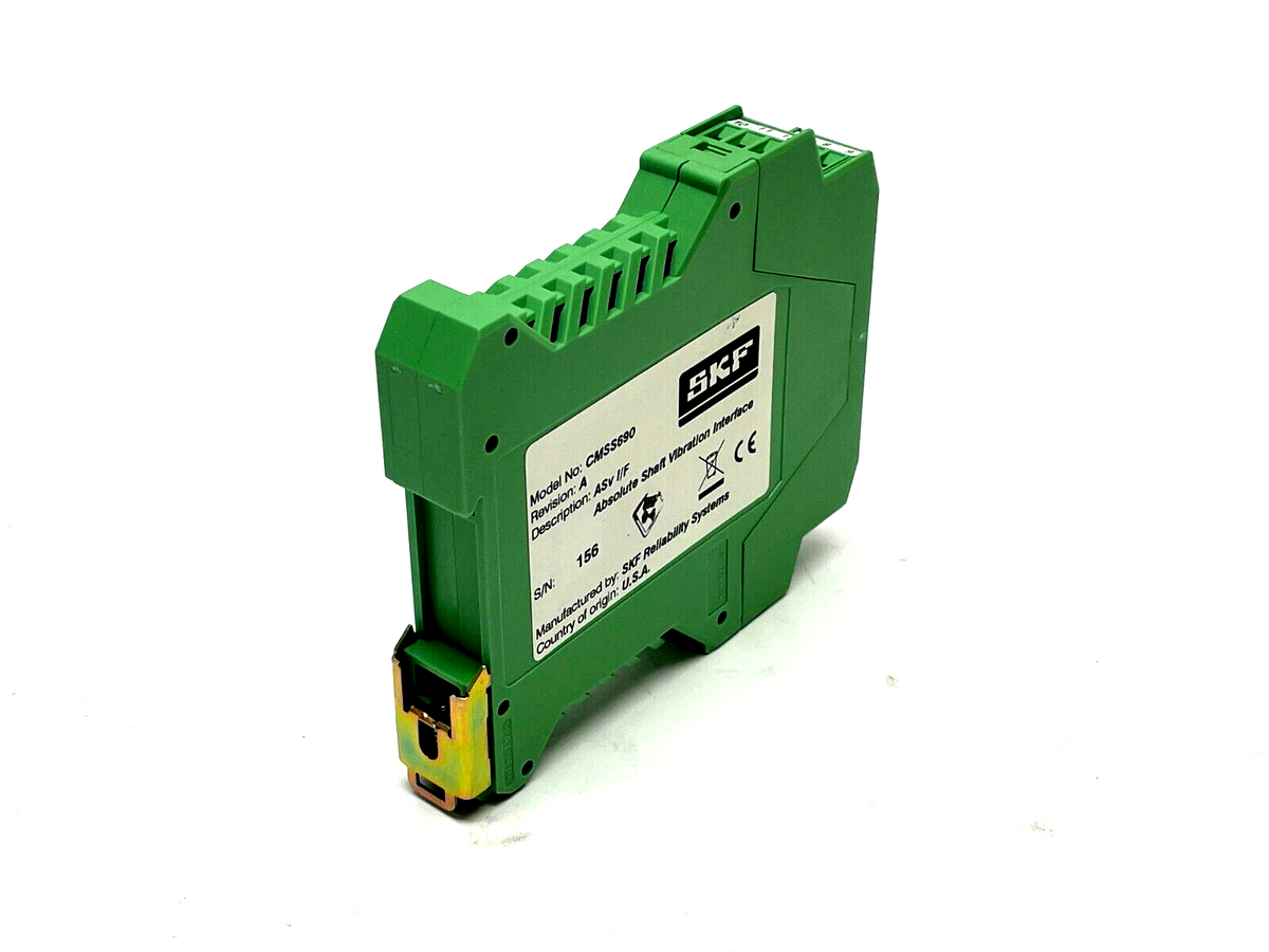 Skf Interface SKF CMSS690 Rev. A Absolute Shaft Vibration Interface Module
