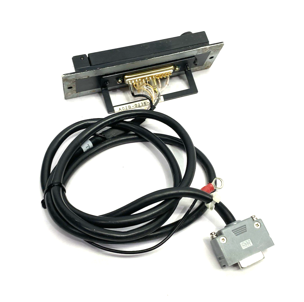 A02B-0236-C191 | Fanuc Slim RS-232 Communication Cable Assembly - Used - Maverick Industrial Sales