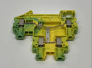 Phoenix Contact UTTB 4-PE Ground Terminal Block Green/Yellow 3044759 LOT OF 4 - Maverick Industrial Sales