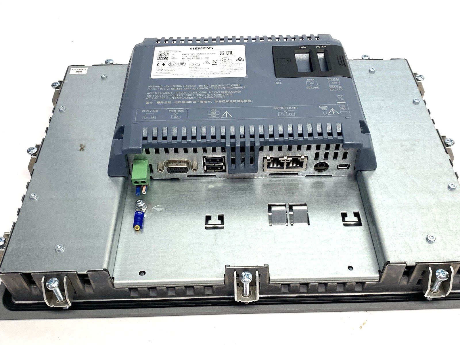 6AV2124-0MC01-0AX0 | Siemens SIMATIC HMI TP1200 Comfort Panel, Touch Op. 12" TFT - Used - Maverick Industrial Sales