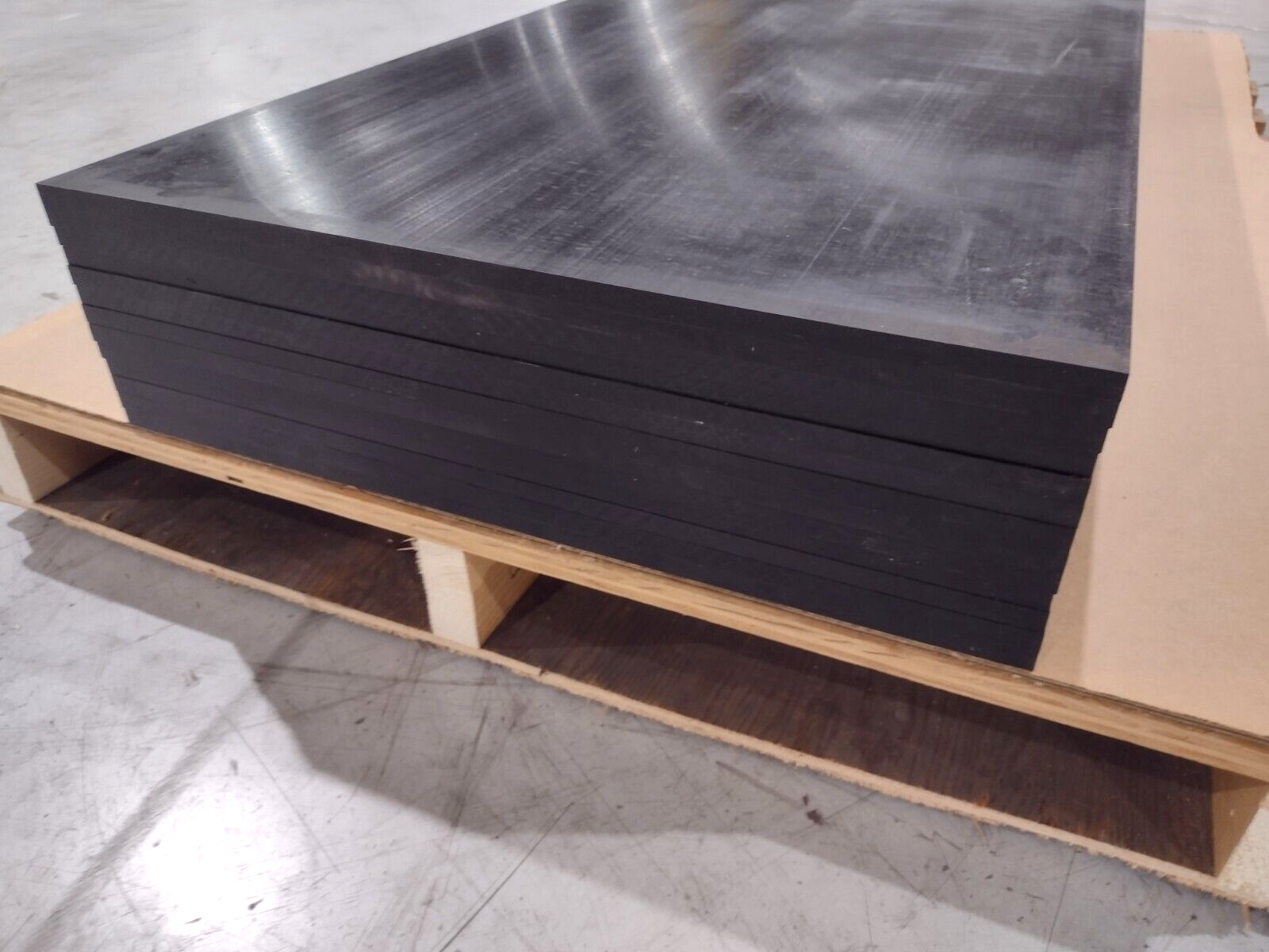 Copolymer Acetal Black Plastic Sheet 67" X 24" X 0.5", LOT OF 13 SHEETS (1/2 in) - Maverick Industrial Sales
