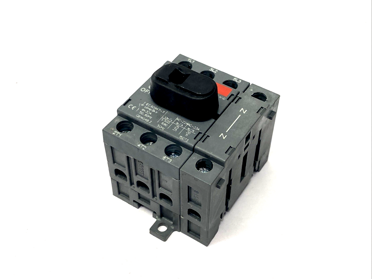 ABB OT25F3 Switch Disconnector 3-Pole Front Operated 25A - Maverick Industrial Sales