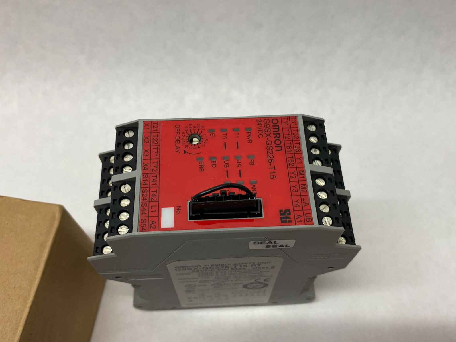 Omron G9SX-GS226-T15-RT Flexible Safety Relay Unit 24VDC 5W Max - Maverick Industrial Sales