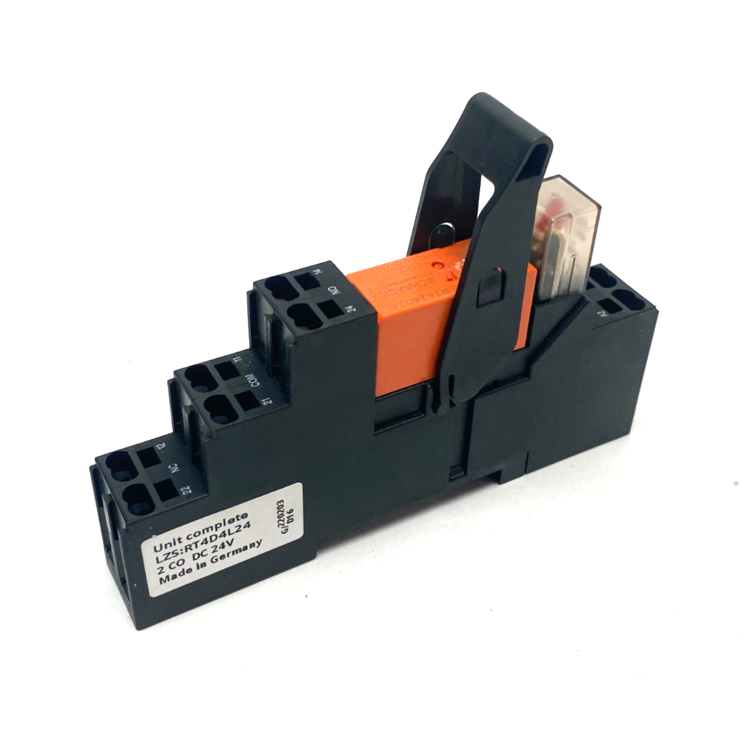 LZS:RT4D4L24 | Siemens SIRIUS Compact Plug-In Relay 2 CO DC 24V - New – Open box - Maverick Industrial Sales