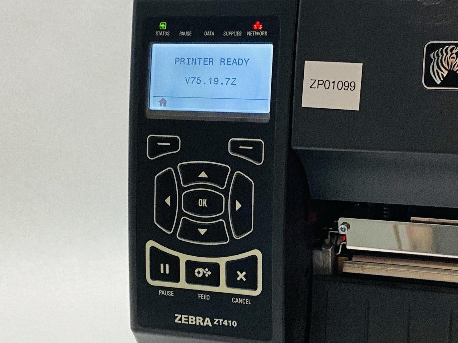 Zebra ZT410 Thermal Transfer Industrial Barcode Printer ZT41042-T010000Z - Maverick Industrial Sales