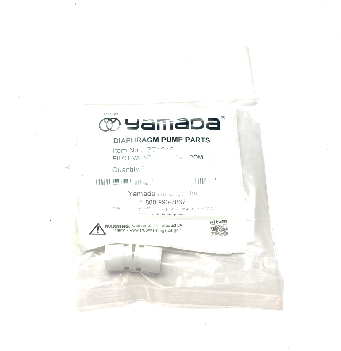 Yamada 771945 Pilot Valve Seat 20/25 POM PKG OF 2 - Maverick Industrial Sales