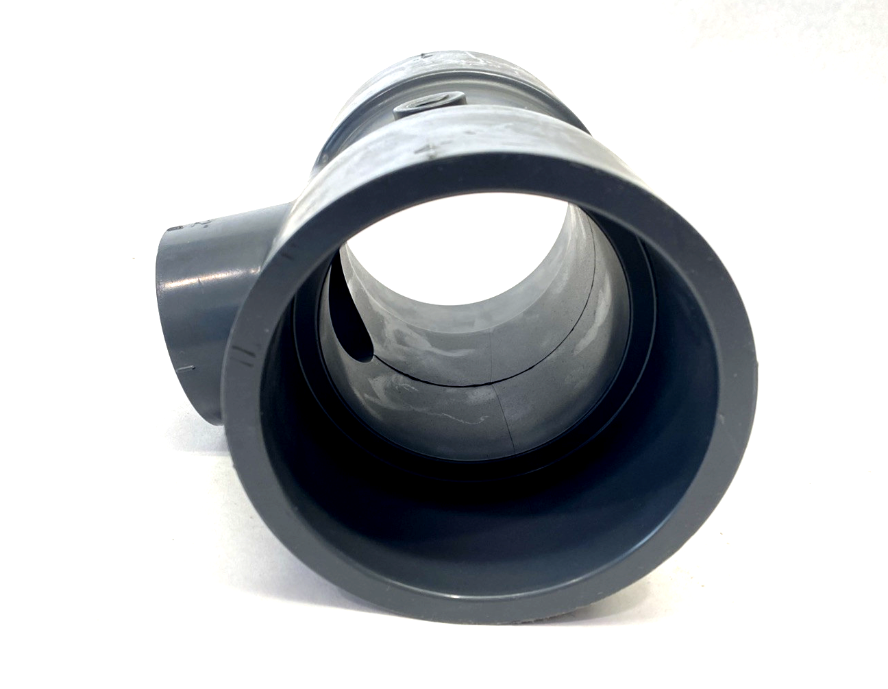 036804, 801-420 | IPEX 036804 Reducing Tee SCH 80 PVC 4"x4"x2" Socket x Socket x Socket - New – Open box - Maverick Industrial Sales