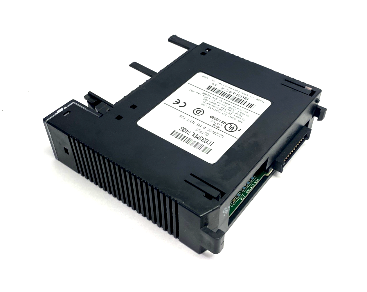 IC693MDL740G | GE Fanuc Output Module 12/24VDC 0.5A 16PT POS MISSING COVER DOOR - Used - Maverick Industrial Sales