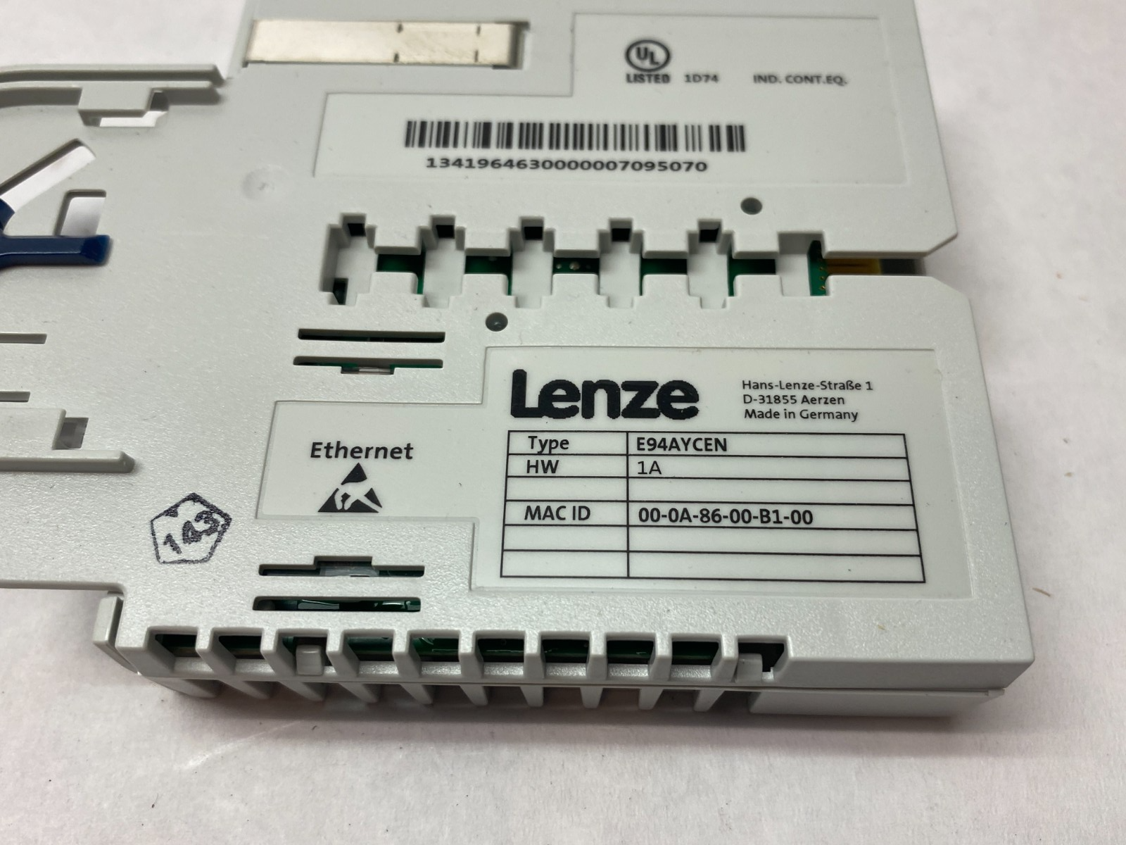 Lenze E94AYCEN Ethernet Extension Module - Maverick Industrial Sales