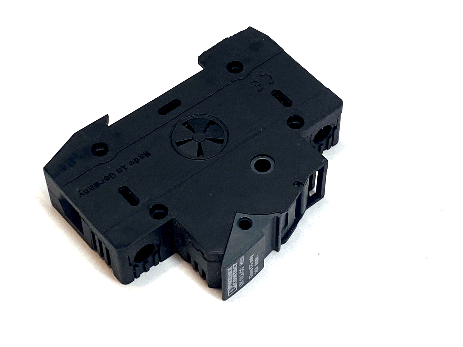 UK 10,3-CC | Phoenix Contact Fuse Terminal Block 600V 30A DIN Rail LOT OF 3 - Used - Maverick Industrial Sales