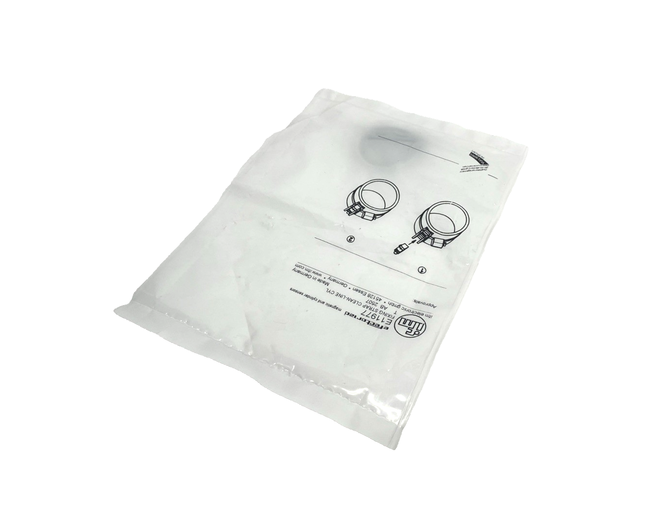 ifm E11977 Fixing Strap For Smooth Body Cylinder FIXING STRAP CLEAN-LINE CYL 2PK - Maverick Industrial Sales
