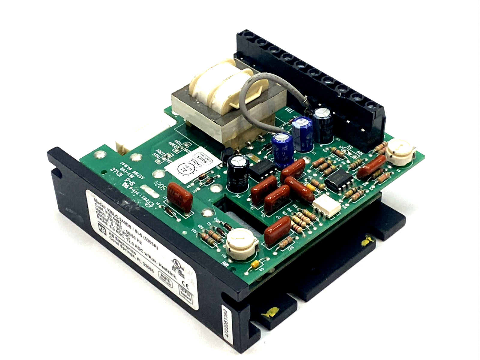 KBLC-240DS | KB Electronics DC Motor Speed Controller 0-90VDC 230VAC - For parts or not working - Maverick Industrial Sales