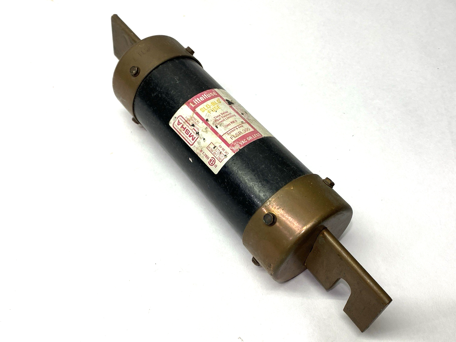 FLSR300 | Littelfuse Slo-Blo Time-Delay Dual Element Fuse Class RK5 600VAC 300A - Used - Maverick Industrial Sales