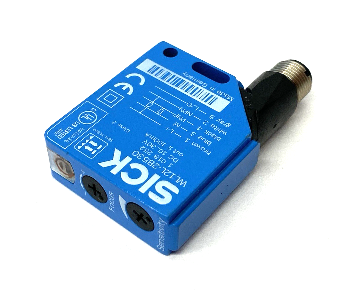 Sick WL12L-2B530 Retro-Reflective Photoelectric Sensor 0...18m Range, 1018252 - Maverick Industrial Sales