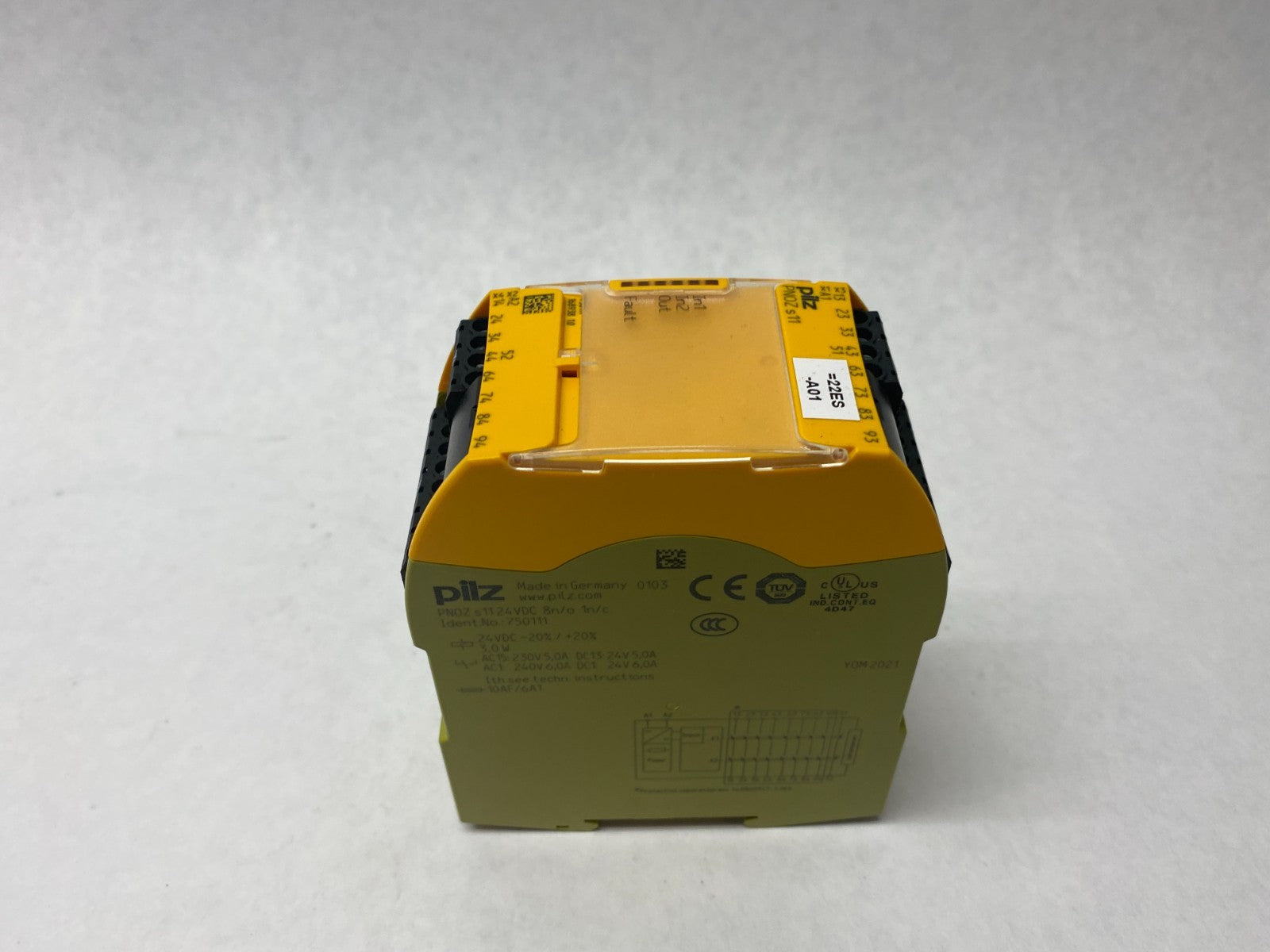 Pilz 750111 Sigma Contact Expansion Safety Relay PNOZ s11 24VDC 8 n/o 1 n/c - Maverick Industrial Sales