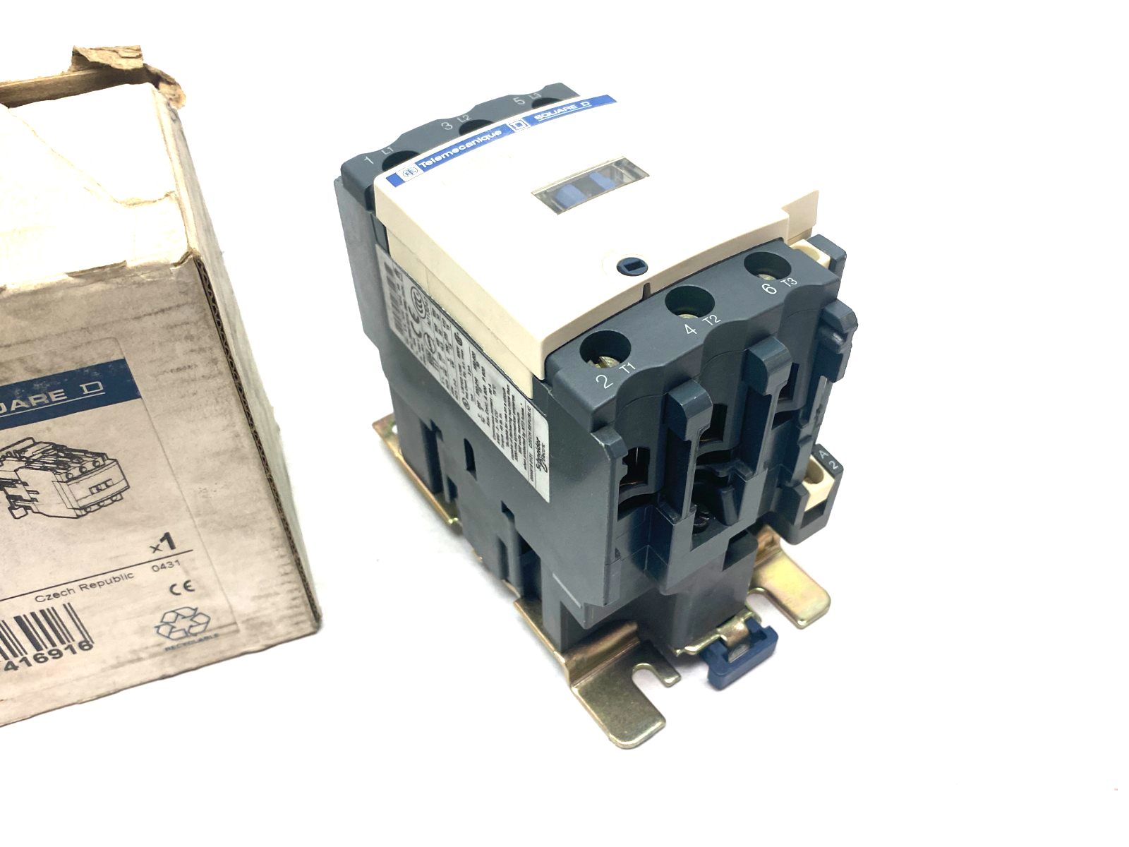 Square D Telemecanique LC1D40F7 TeSys Nonreversing IEC Contactor 3-Pole 40A - Maverick Industrial Sales