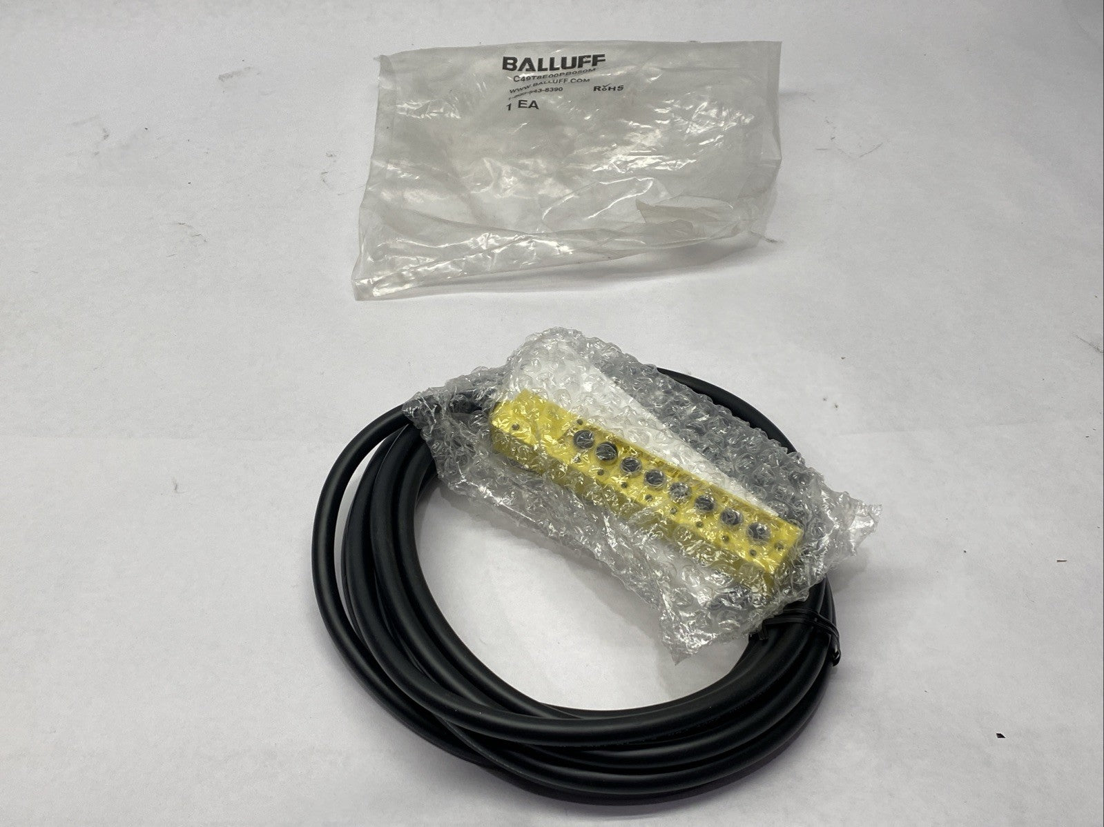 Balluff C49T8E00PB050M 8-Port Junction Box 5m Cable - Maverick Industrial Sales