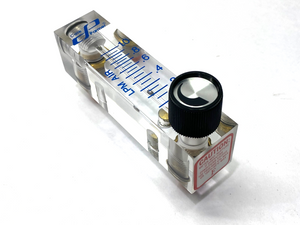 Cole Parmer FR2A15BVBN-CP Air Flowmeter 0–1.0 LPM w/ Valve MISSING FEMALE THREAD