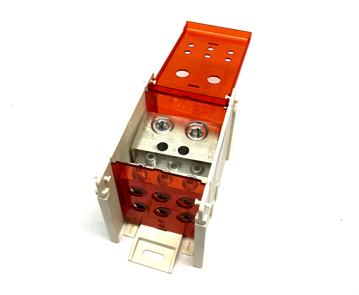 BDBLCS4K1FS | Burndy 1-Pole Finger-Safe Power Distribution Block 600V 620A CU9AL - New – Open box - Maverick Industrial Sales