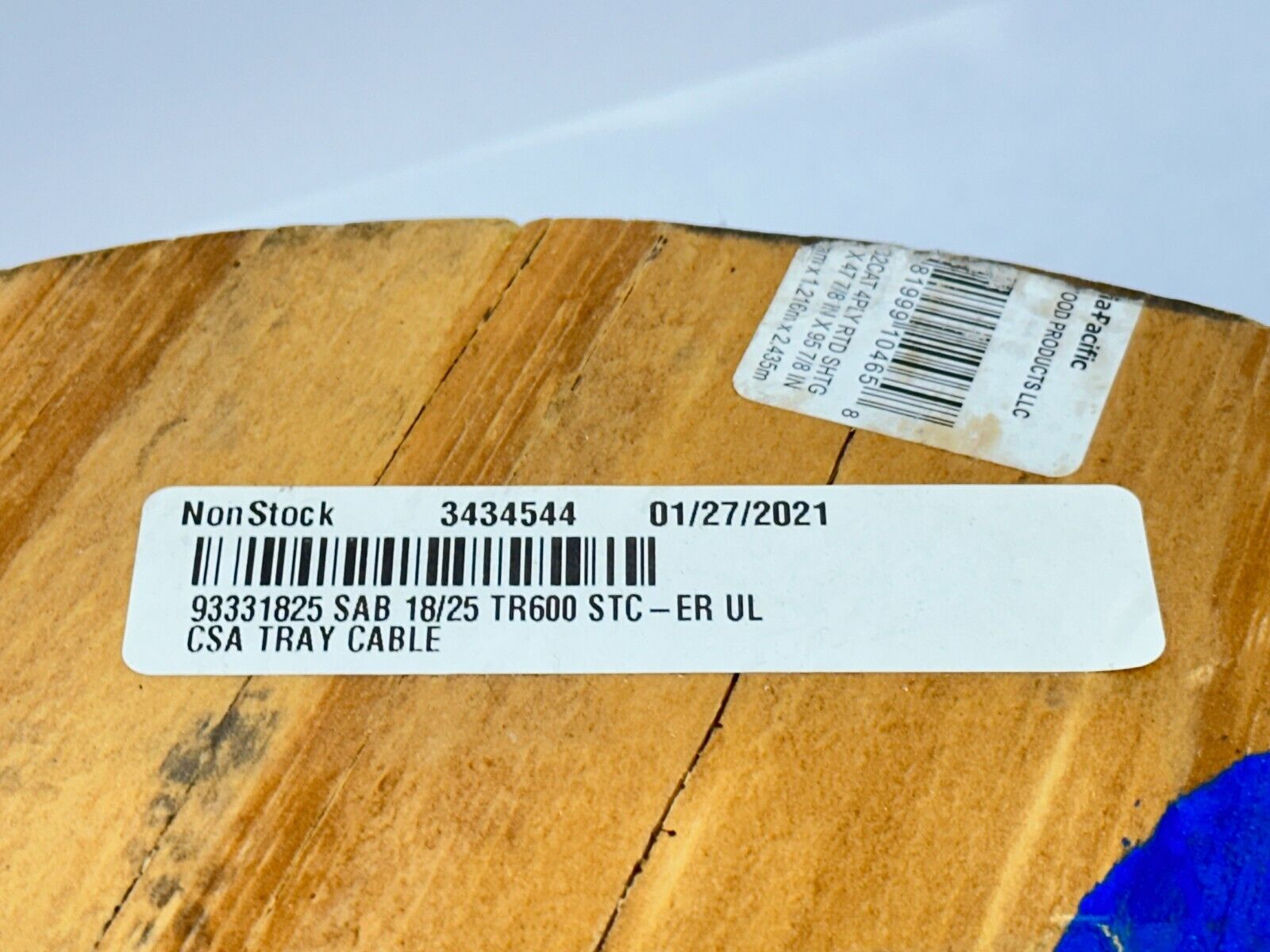 SAB 93331825 Tray Cable TR 600 S 18AWG/25C 36' FT - Maverick Industrial Sales