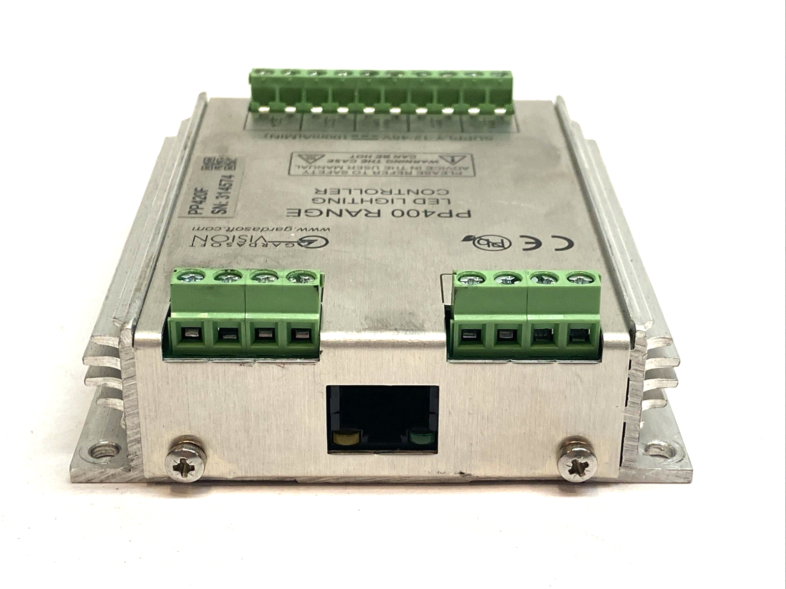 PP420F | Gardasoft LED Lighting Controller 4-Channel 10A Ethernet - For parts or not working - Maverick Industrial Sales