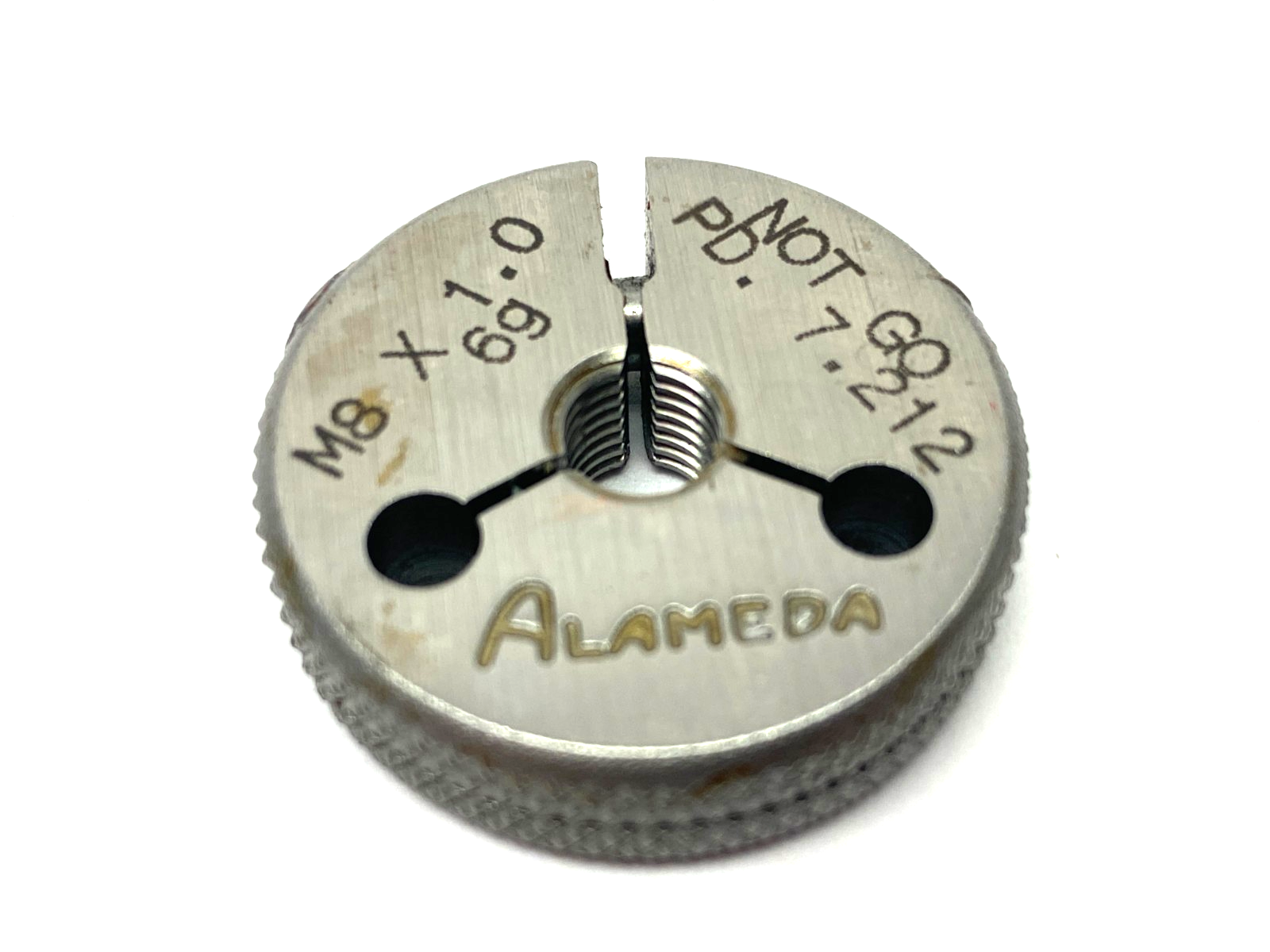 Alameda M8 x 1.0-6G Threaded Ring Gauge NOT GO PD 7.212 - Maverick Industrial Sales