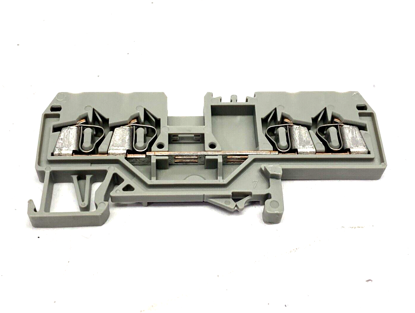 Wago 280-633 4-Conductor Terminal Block 2.5 mm², Cage Clamp, Gray, LOT OF 10 - Maverick Industrial Sales