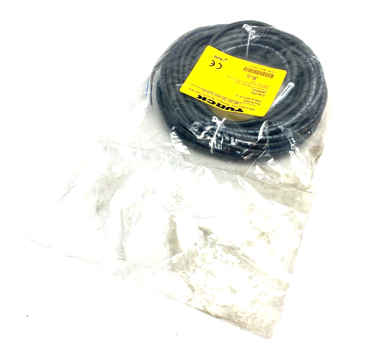 Turck EKRB -A4.400-GC2K-10 Actuator and Sensor Cordset Single Ended 100009591 - Maverick Industrial Sales