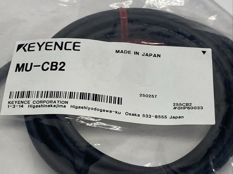 Keyence MU-CB2 LR-T All Purpose Laser Sensor Power Cable For MU-N Series - Maverick Industrial Sales