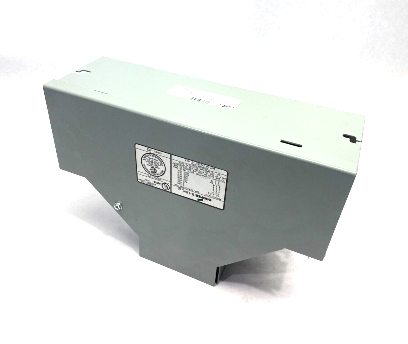 Cooper B-Line 44HST Lay-In Wireway Tee Section Hinge Screw Cover Gray Steel - Maverick Industrial Sales