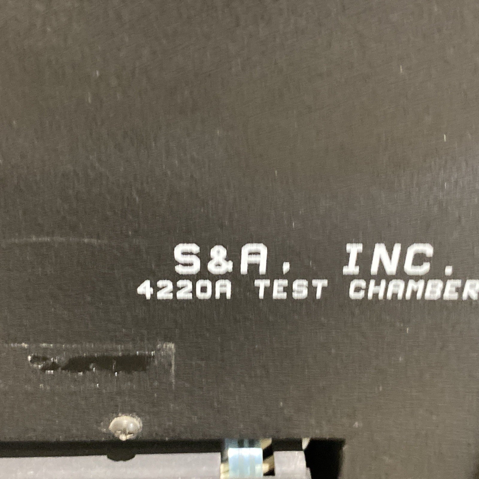 Saunders & Associates 4220A Test Chamber Model 4220 for Parametric Testing - Maverick Industrial Sales