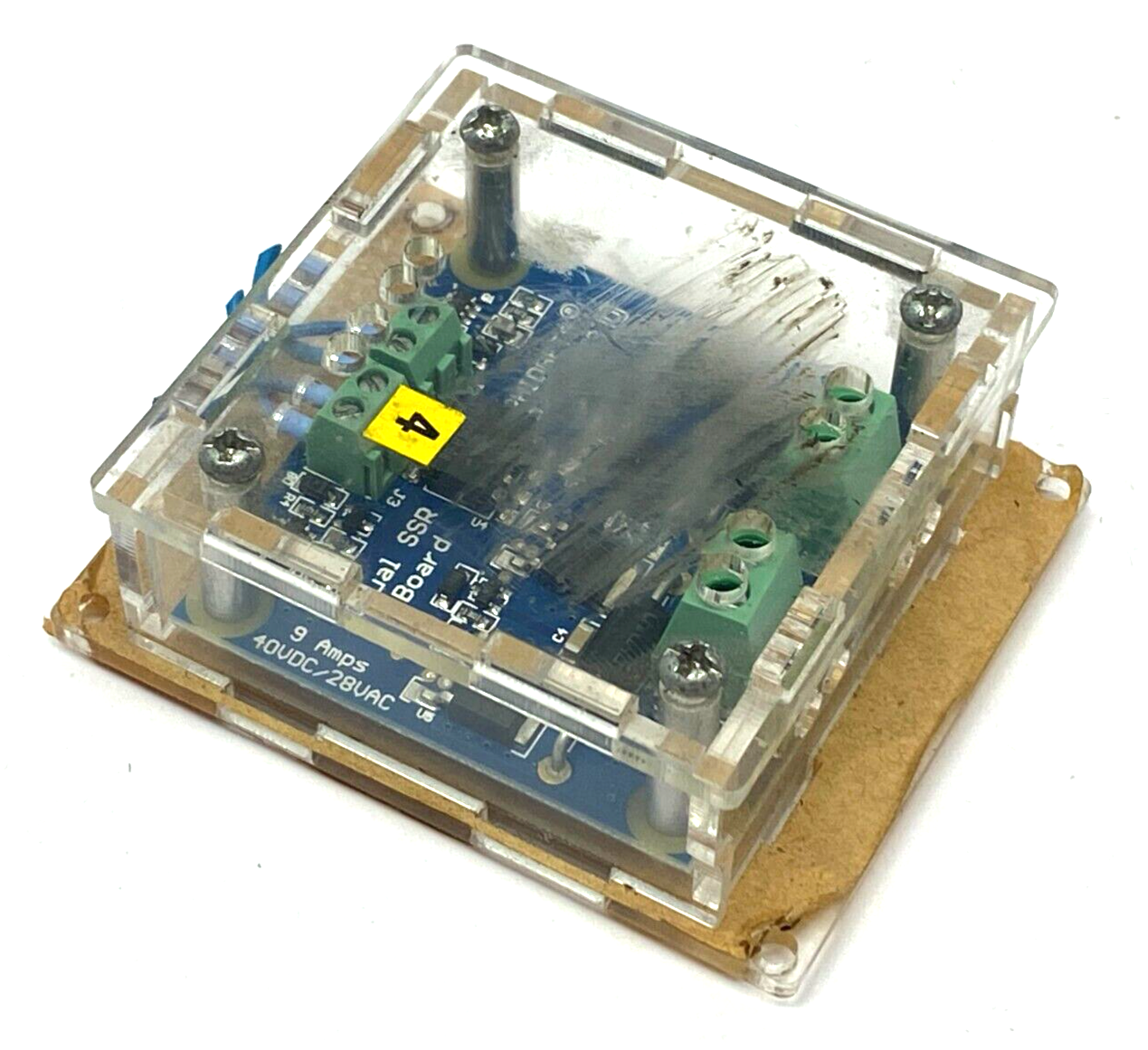 3053_0, 3822_2 | Phidgets 3053_0 Dual SSR Relay Board w/ 3822_2 Acrylic Encolsure - Used - Maverick Industrial Sales