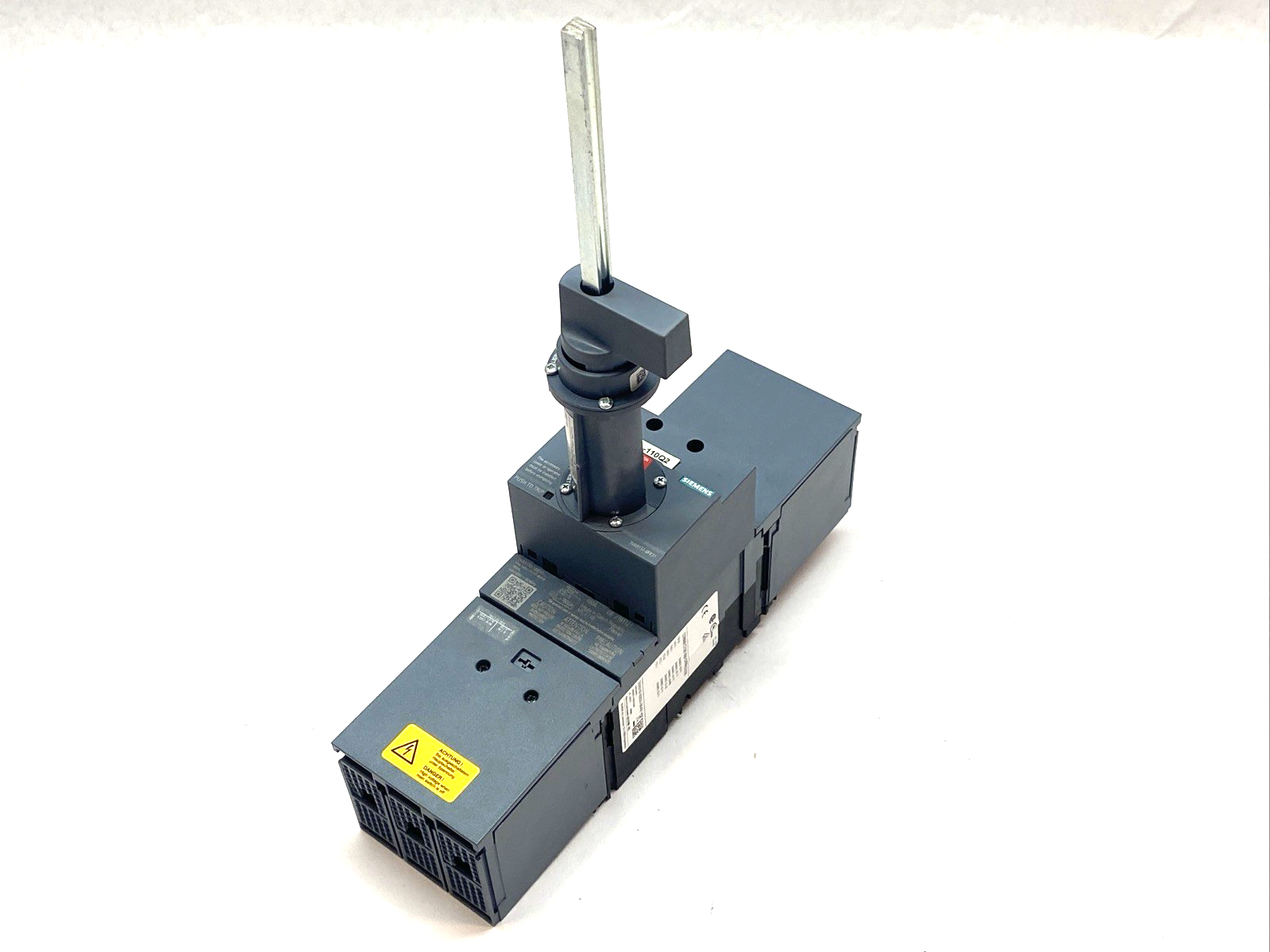 Siemens 3VA5110-1BB31-0AA0 Circuit Breaker w/ 3VA9137-0FK31 Operator NO HANDLE - Maverick Industrial Sales