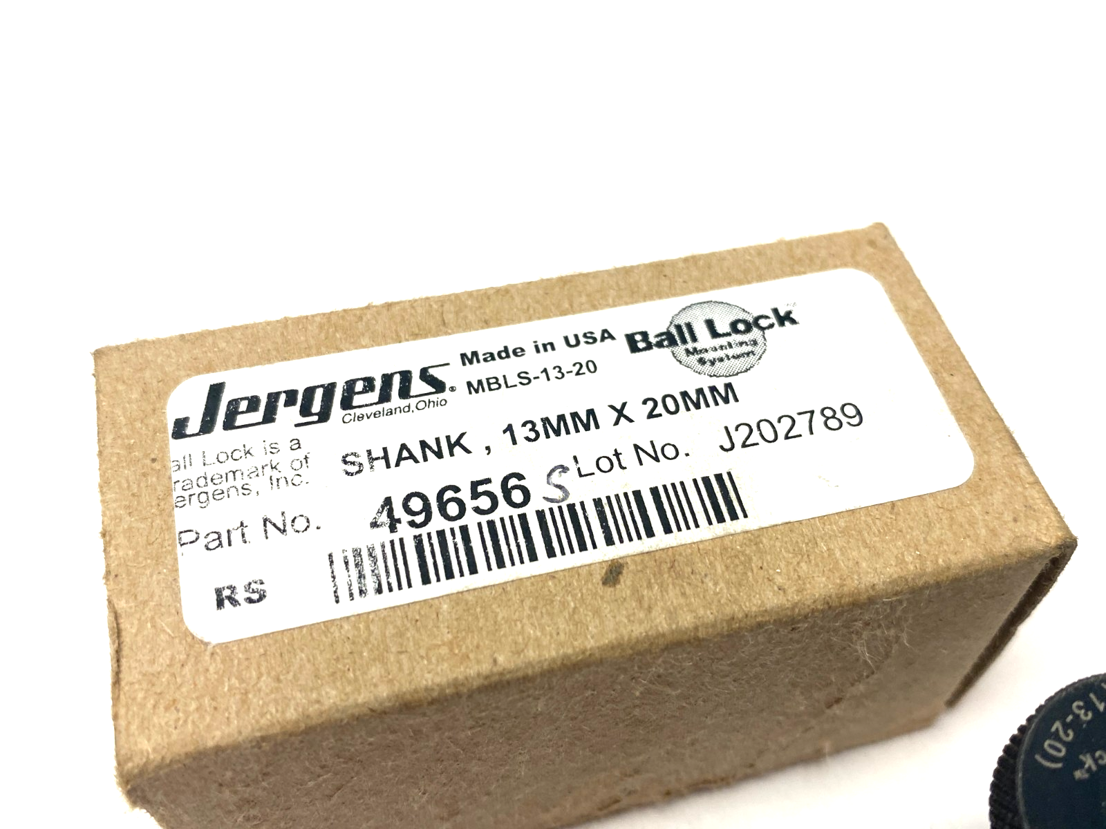 Jergens 49656-S Ball-Lock Fast Acting Shank 13mm x 20mm BALL LOCK ONLY - Maverick Industrial Sales