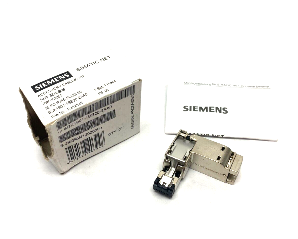 6GK1901-1BB20-2AA0 | Siemens SIMATIC NET Ethernet FastConnect Cabling Plug Kit - New – Open box - Maverick Industrial Sales