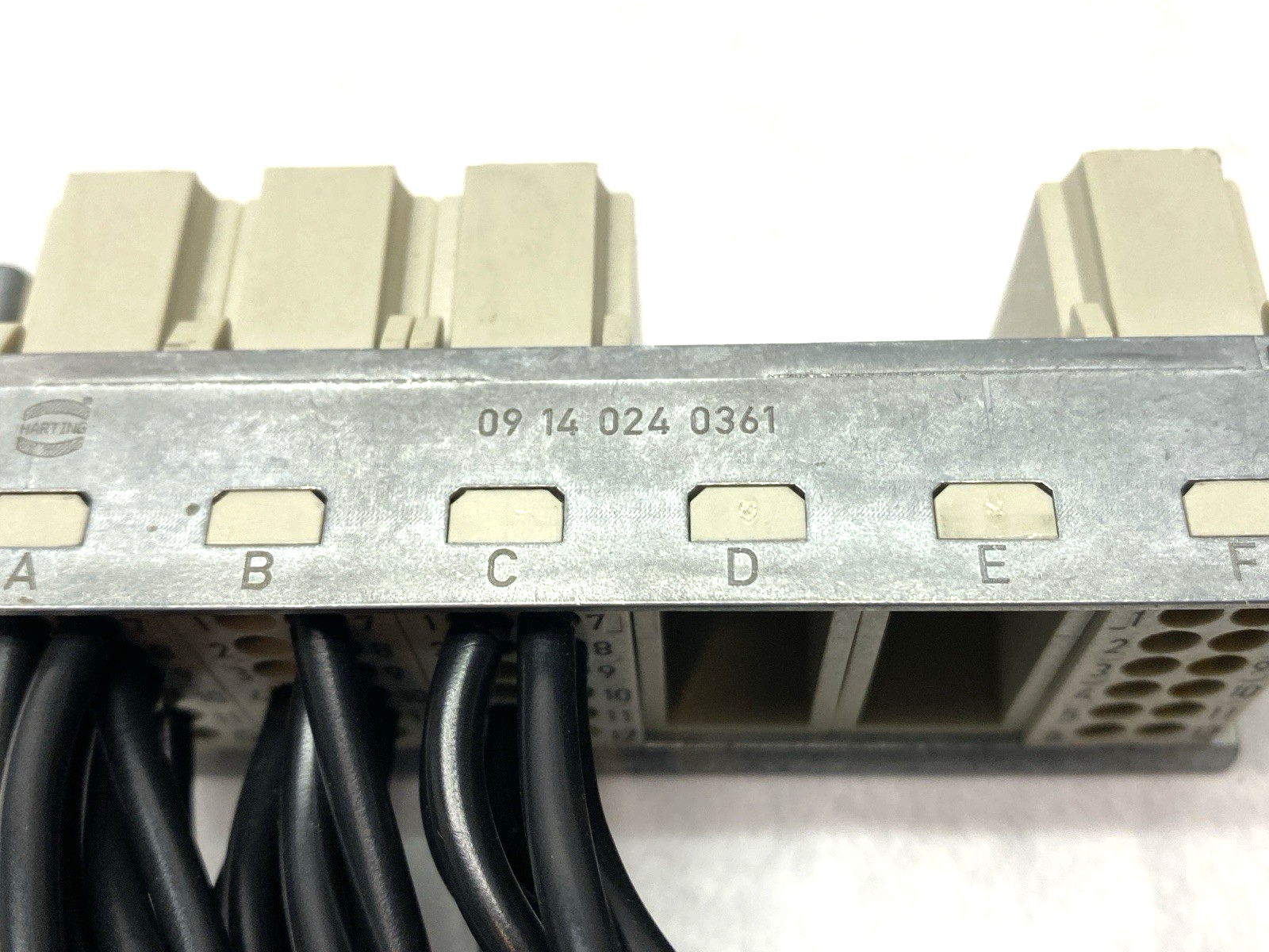 19300240448 | Harting Hood Connector Assembly w/ 4x 09140123001 Protected Modules - Used - Maverick Industrial Sales