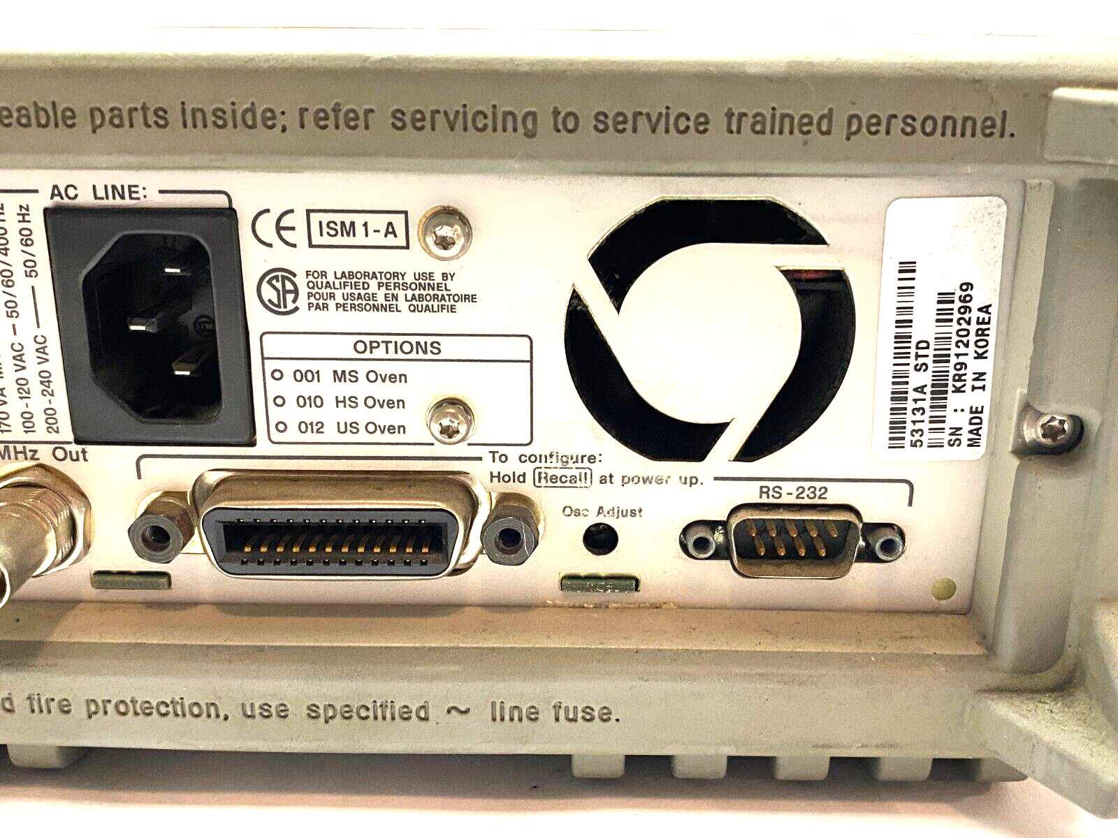 Hewlett Packard 53131A Universal Frequency Counter 225MHz - Maverick Industrial Sales