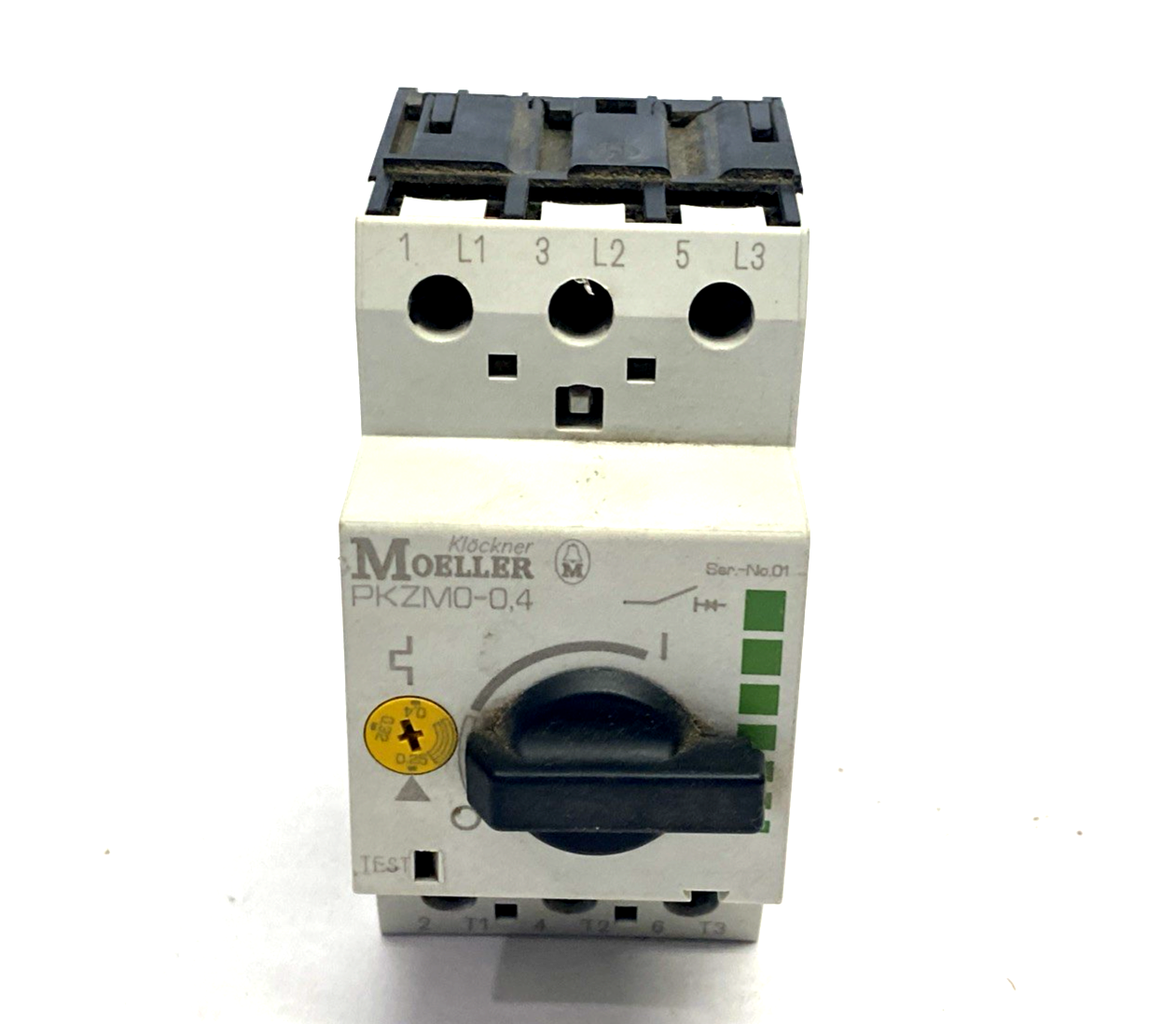 Moeller PKZM0-0.4 Motor Control Circuit Breaker 0.25A - 0.4A PKZM0-0,4 - Maverick Industrial Sales