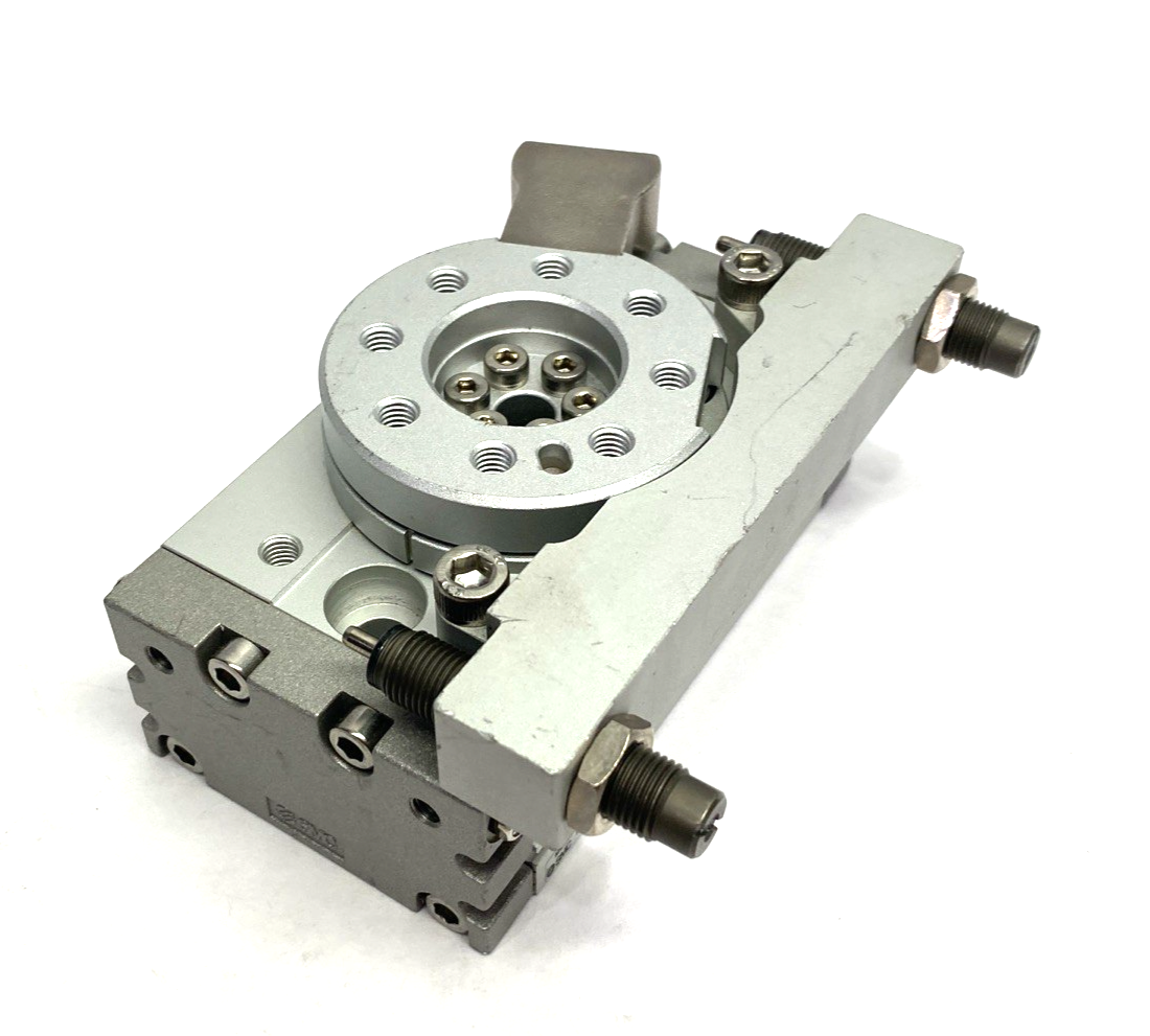 SMC MSQB20L2 Rotary Table Actuator Cylinder 20mm Size, 180-Deg - Maverick Industrial Sales