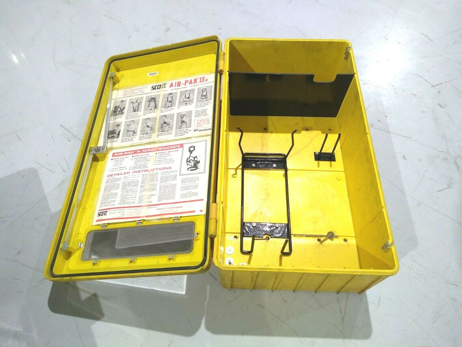ENCON WC22Y10B SCBA Respirator Wall Case 37-3/4"H x 22"W x 13-3/4" D - Maverick Industrial Sales