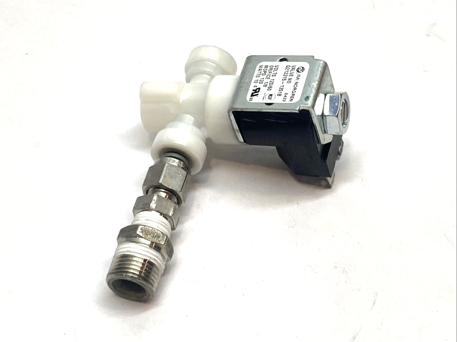 Q212315-1351B | IMI Norgren Solenoid Valve 1/8" NC 120VAC 60Hz - Used - Maverick Industrial Sales