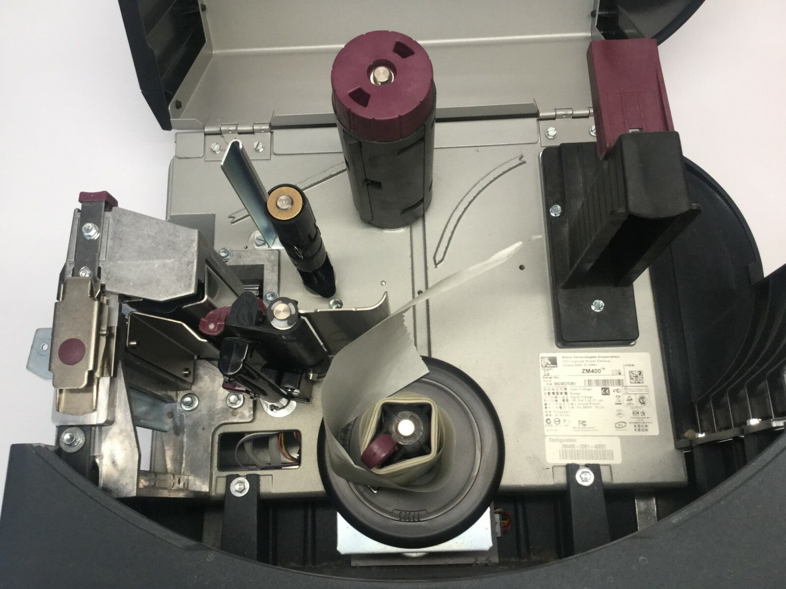 Zebra ZM400-2001-4000T Thermal Label Printer ZM400 - A - For parts or not working - Maverick Industrial Sales