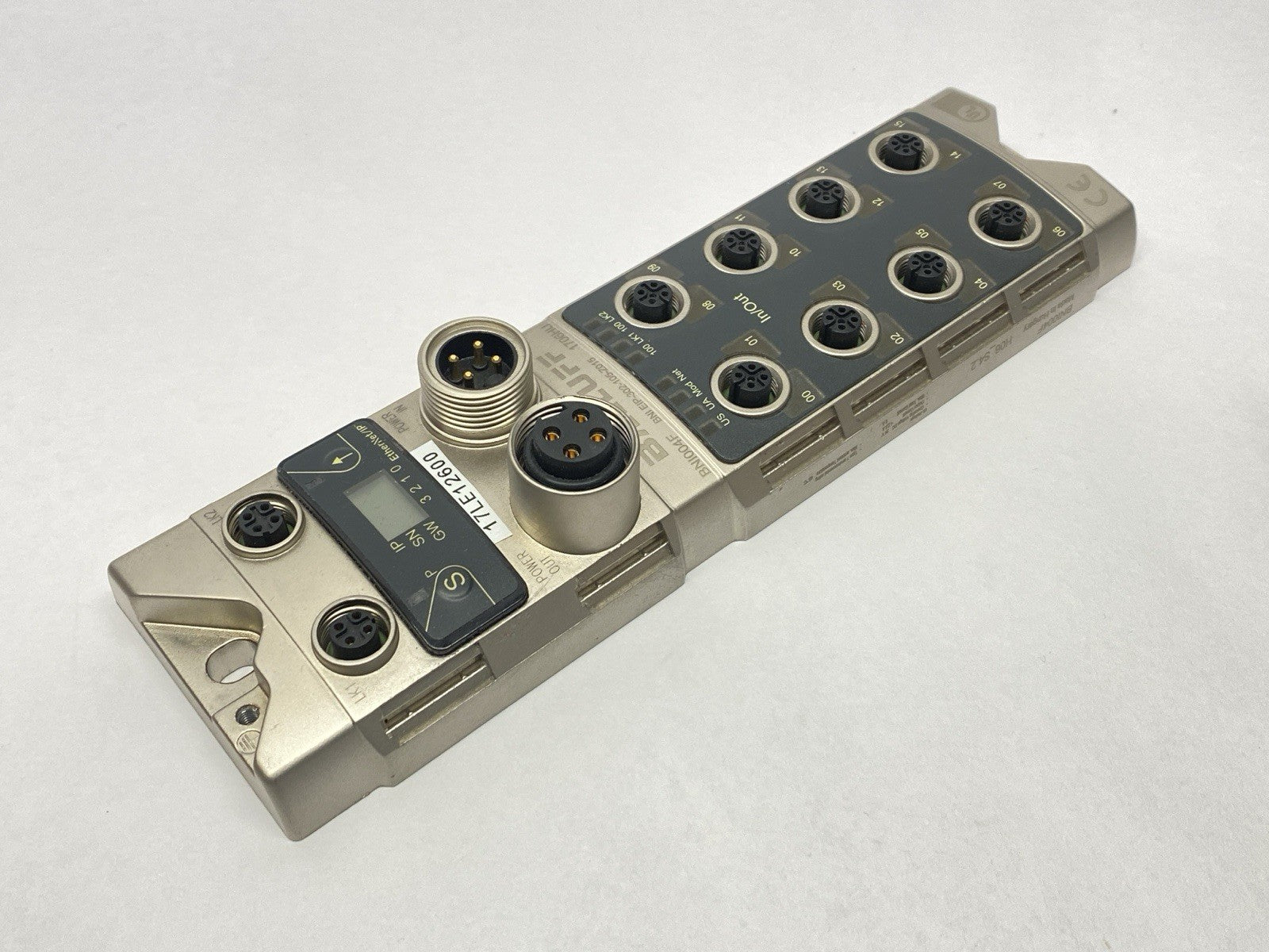 BNI004F | Balluff Ethernet/IP Digital I/O Fieldbus Unit BNI EIP-302-105-Z015 - Used - Maverick Industrial Sales